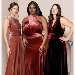 Revelry Micah Dress in Velvet